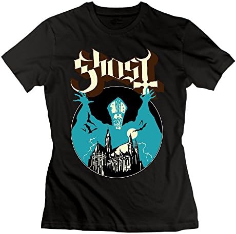 OLEKSANDR Women's Ghost Opus Eponymous Cotton T Shirts Black XL
