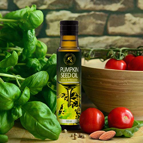 Pompoen Pitolie 100ml - 100% Natuurlijke Spijsolie in Lichtbescherming - Oostenrijk Olie voor de Keuken - Saladesaus… - Afbeelding 5