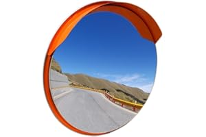 JFIYETH Convex Mirror,30" Blind Spot Safety Traffic mirror,160° Adjustable Wide Angle View,Security Mirror for Garage,Driveway,Warehouse,Store,Parking or Traffic Safety(Supports Indoor and Outdoor)