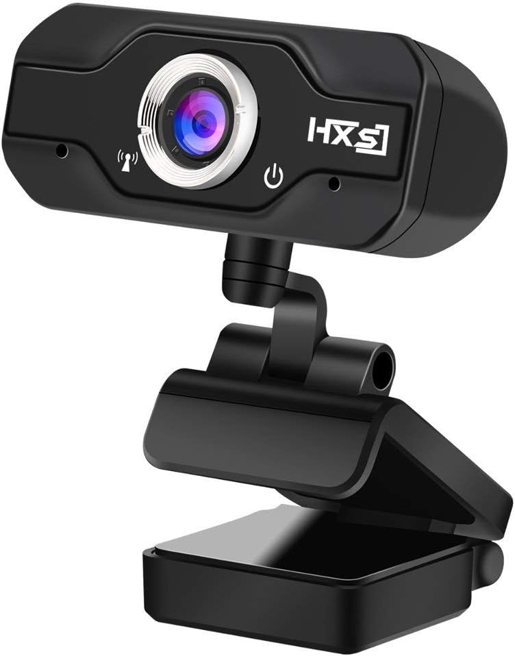 720P HD Webcam, InTeching USB Widescreen Computer Camera with Microphone for Windows XP/Vista/7/8/8.1/10 PC, Desktop or Laptop (Livestream/Skype Cam)