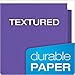 Oxford Twin-Pocket Folders, Textured Paper, Letter Size, Purple, Holds 100 Sheets, Box of 25 (57514EE), 8-1/2 x 11
