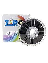 Ziro Impresora 3d filamento pla 1.75 baisc Color Series 1 kg (2.2lbs) 19 colores, Negro