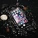 iPhone 6 / 6s Waterproof Case, Tomplus 6.6ft Underwater Waterproof Shockproof Dirtproof Snowproof Full Sealed Protective Case for Apple iPhone 6 / 6s 4.7 inch (T-Black)