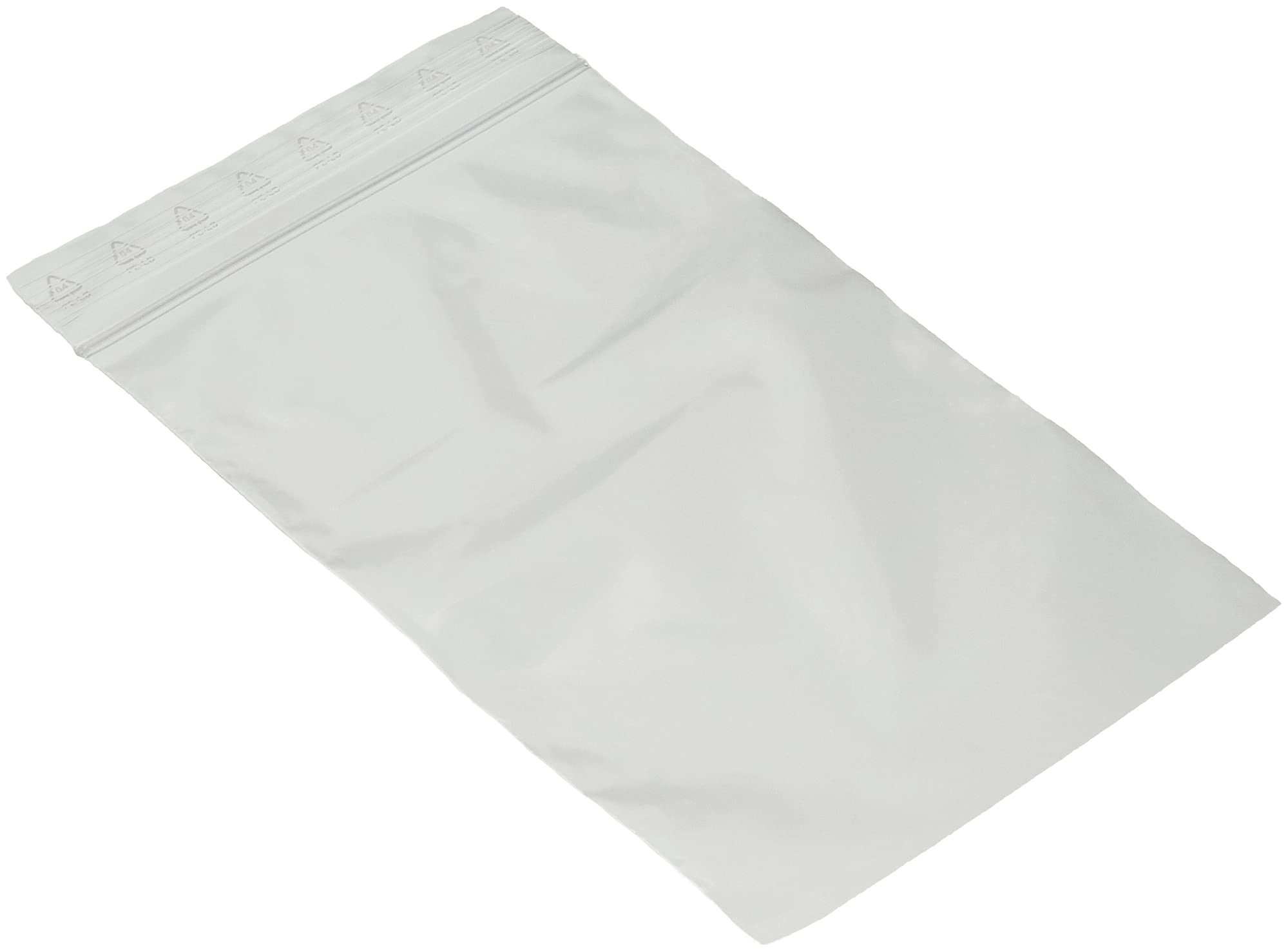 Polybeutel mit Druckverschluß Z-PB100150100 Pack of 100 Ziplock Bags 100 x 150 mm - 50 µm (Zip Bag/Polybag/Foil Bag), Transparent, 100 x 150 mm