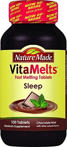 2 Pack - Nature Made Vitamelts Sleep Tablets, Chocolate Mint, 100 Count by Nature Made