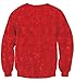 Uideazone Unisex Lit Santa Christmas Sweater Novelty Xmas 3D Print Long Sleeve T-Shirt