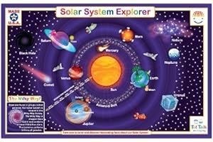 Tot Talk Solar System Educational Placemat for Kids