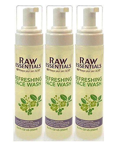Raw Essentials By Carol Alt Refreshing Face Wash 8.3oz Pack of 3