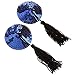 Ayliss® Sequin Lingerie Tassel Breast Bra Stickers Nipple Covers-Blue