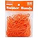 JAM PAPER Colorful Rubber Bands - Size 33 - Orange Rubberbands - 100/Pack