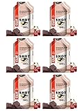 Clif Shot Energy Gel with Caffeine, Chocolate Cherry (Pack of 6)