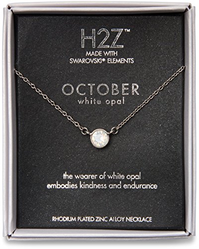Pavilion- October Birthstone Crystal Necklace Made from Swarovski Elements