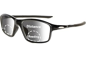 Sport Photochromic Bifocal Reading Glasses Lightweight TR Frame Anti-Blue Invisible Sun Readers Shades