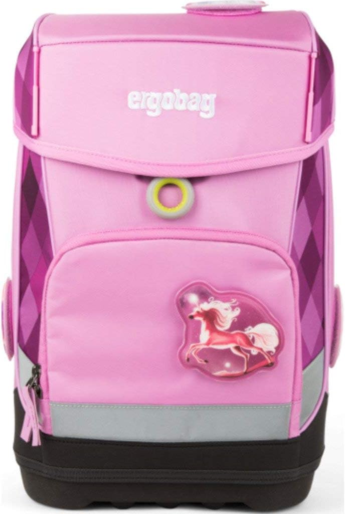 Ergobag Cubo Slim Backpack | Pink Bear