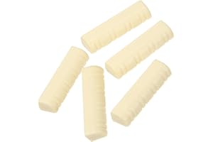 TOYANDONA 5pcs Pre-slotted Bone Mandolin Nuts for 8-string Mandolin Repair Instrument String Nut Replacement