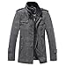 Sulandy @ Men's Winter Warm Soft Wool Blend Pea Coats Slim Fit¡