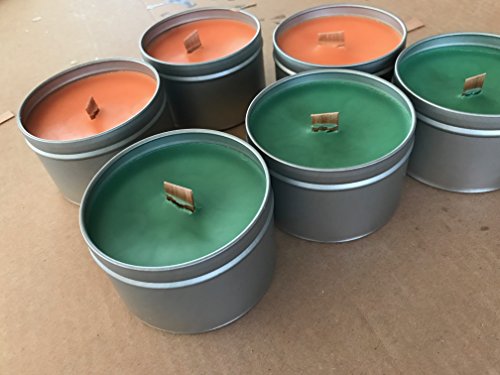 Candlewic 58247 Coconut & Apricot Wood Wick Candle Kit