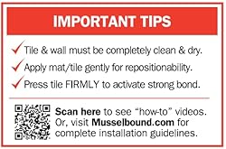 MusselBound® Adhesive Tile Mat with Spacers
