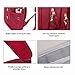 KINGSLONG 15.6 inch Laptop Backpack for Women, Stylish Buttons Decor Daypack Fit 17 inch Notebook, Water Resistant Computer Notebook Bag with USB Charging Port for Travel College Work Gifts