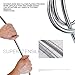 SR SUN RISE Shower System Combo Set with Rain Shower Head and Handheld Shower Head Wall Mounted Rainfall Shower Head System Polished Chrome 10 Inches