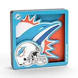 YouTheFan NFL Miami Dolphins Logo Series 3D