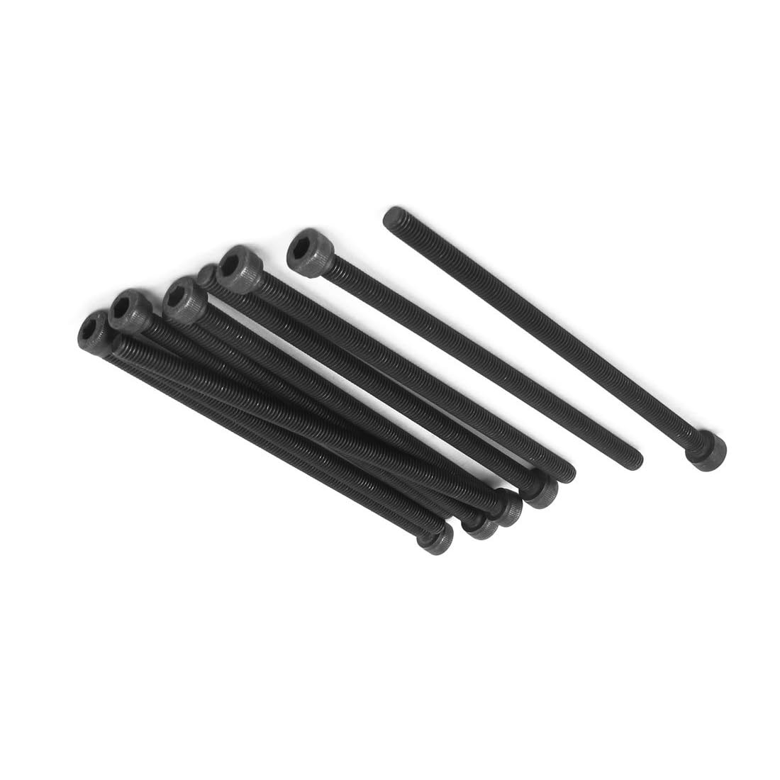 MACHSWON M5x100mm Hex Socket Head Cap Screws Bolts Full Thread 12.9 Grade Alloy Steel Black Oxide Finish Allen Socket Drive Machine Screws 10Pcs — image 1