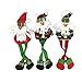 Whole Homeware Soft Hanging Xmas Set of 3 Silly Santa’s