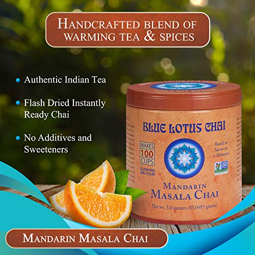 Blue Lotus Chai Mandarin Flavor Masala Chai Makes 100 Cups 3