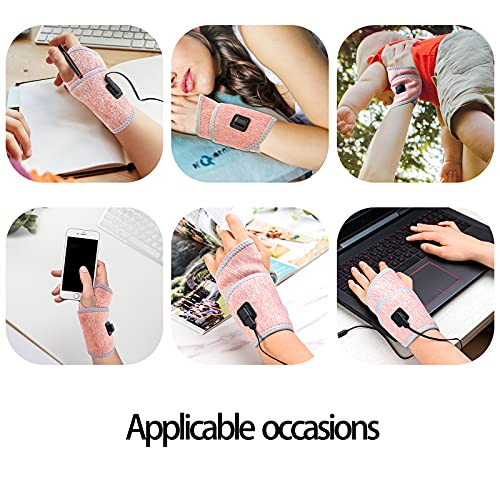 Fanwer Wrist Heating Pad, Wrist Warmer Electric Heating Pad for Wrist