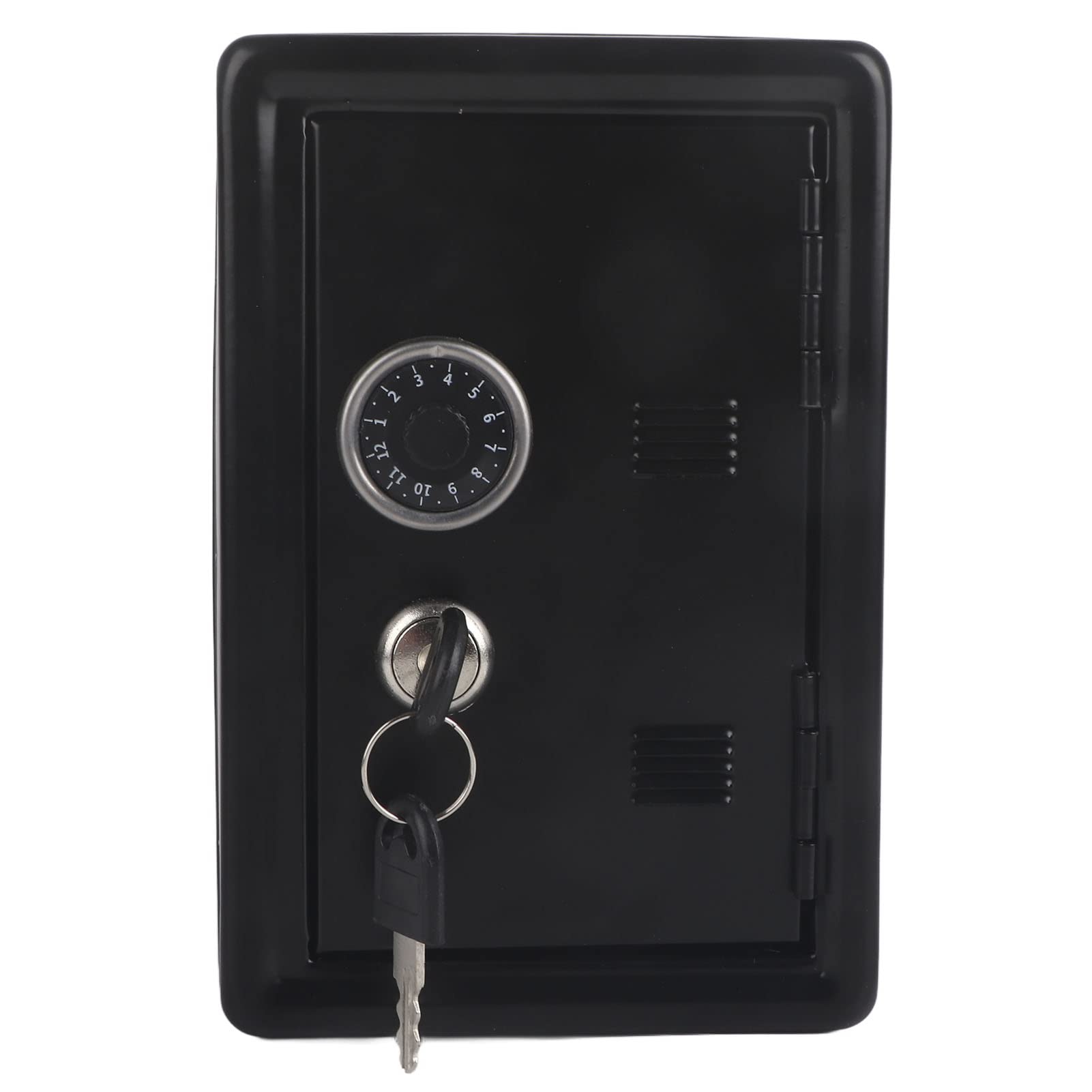 Gsycle Metal Piggy Bank for Kids, Electronic Unbreakable Metal Money Bank for Cash Saving Kid Safe Piggy Bank Code Lock with Password and 2 Keys for Boys Girls(Black)