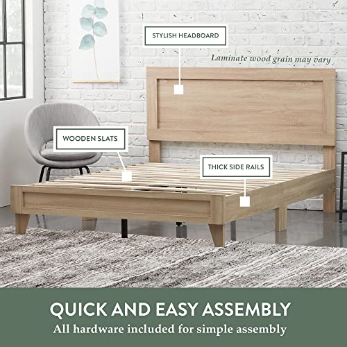 Edenbrook Delta King Bed Frame with Headboard No Box Spring Needed
