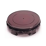 AKOAK Vintage Circular Wooden Vase Aquarium Table