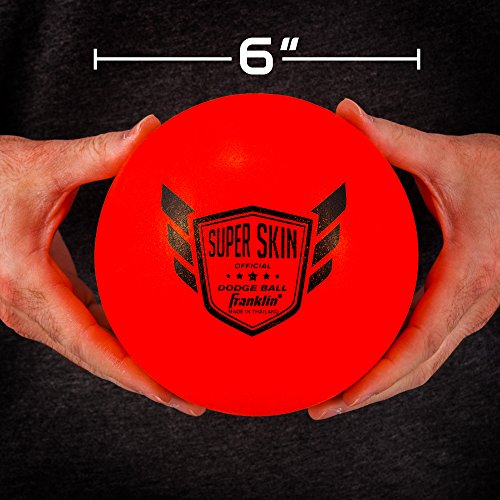 Franklin Sports 6 Pack of 6" Superskin Dodge Balls