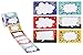 Name Stickers - 600-Count Superhero Name Tag Stickers, Assorted Comic Style Name Label Sticker, Ideal for Students, Classroom, Party, Visitor Passes, 6 Speech Bubble Designs, 3.5 x 2 Inches