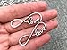 ALIMITOPIA 40pcs Infinity Love Symbol Connectors Charms Pendants for DIY Jewelry Making Accessories(Antique Silver)
