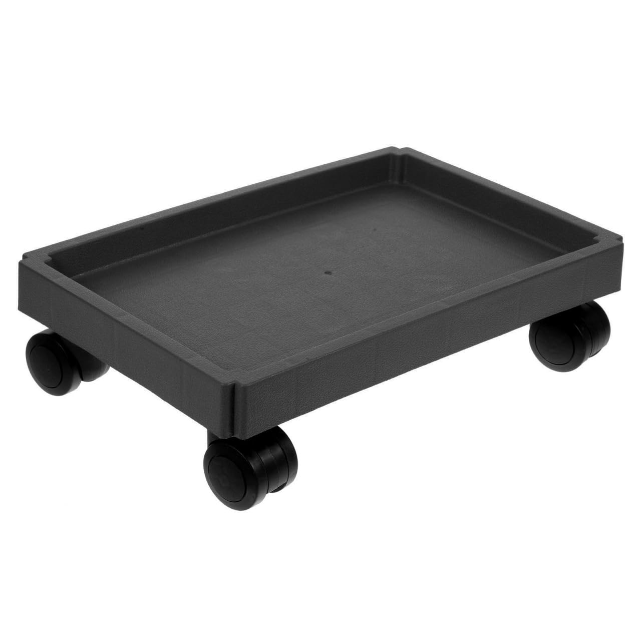 SUPVOX Rolling Plant Tray with Wheels 12.20X8.07X3.15In Movable Flower Pot Holder for Indoor Outdoor Plant Mover and Easy Cleaning