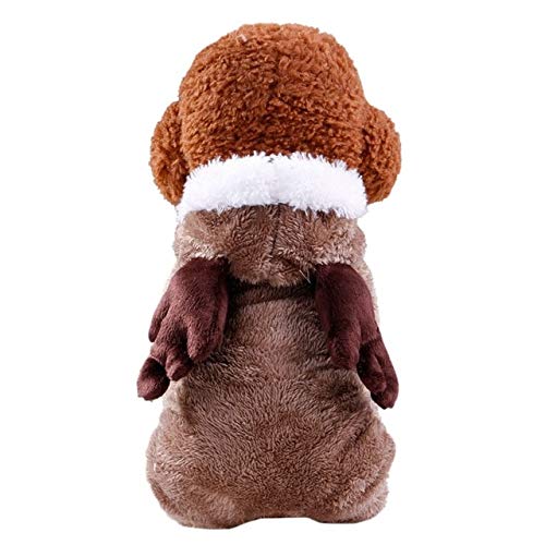 Dog Coats & Jackets - Pet Corduroy Jacket Velvet Dog Cloth Leg Pant Winter Coat Clothing Costume - Frump Firedog Bounder Detent Andiron Pawl Hound Textile Domestic Tail Material - 1PCs