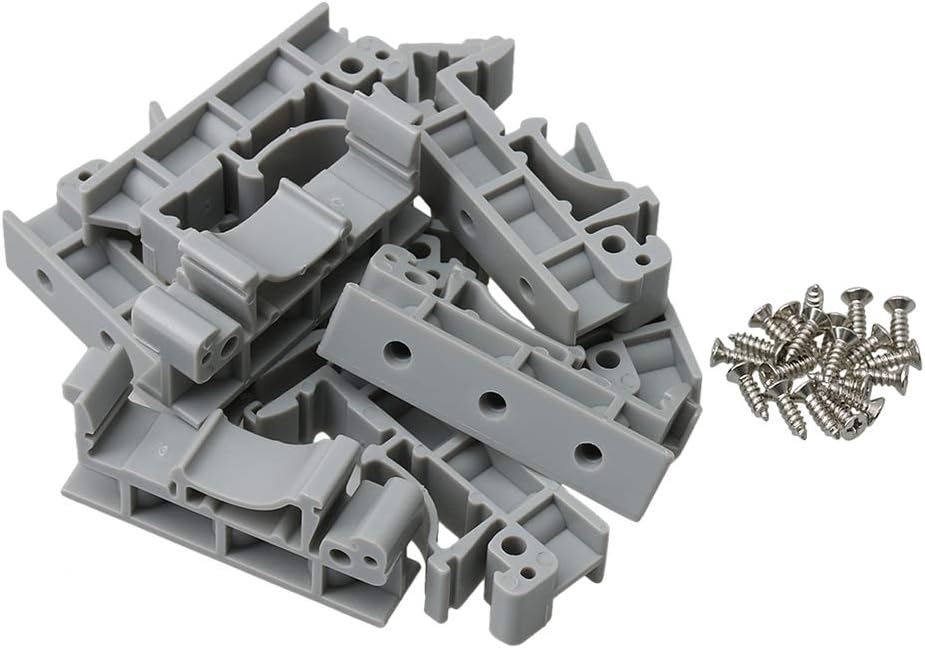 Plastic PCB Circuit Board Mounting Bracket for DIN 35 Mounting Rail