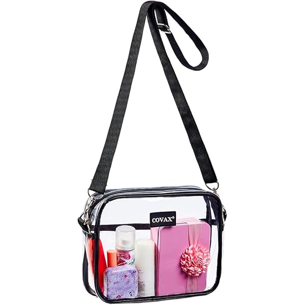 Amazon.com: COVAX Clear Bag Stadium Approved, Clear