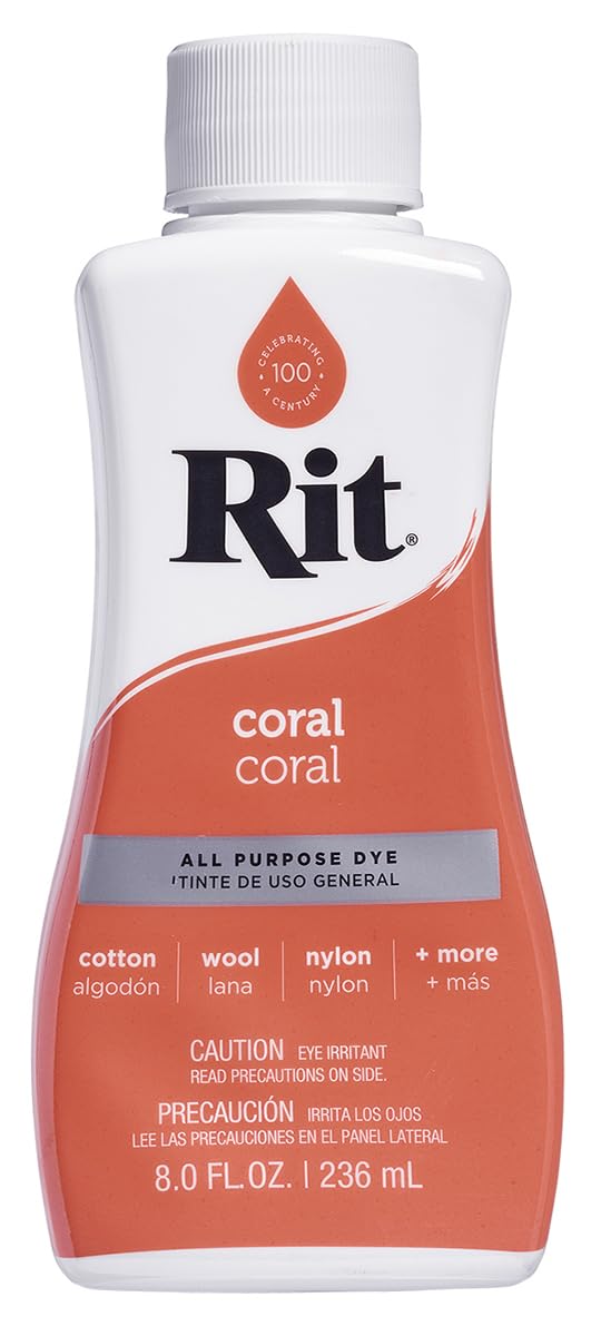 Rit All Purpose Liquid Dye Coral 236ml