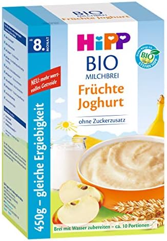 Yaourt Aux Fruits A La Bouillie De Lait Bio Hipp 450g Amazon Fr Epicerie