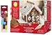 Wilton Christmas Gingerbread House Kit - Pre-Assembled, Ready to Decorate, Christmas Fun Decorating Kit, Includes: House, Icing, Fondant, Candies, Decorating Bag & Tip - Bundled with Extra Candy!