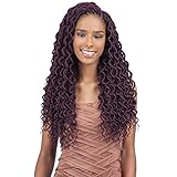 FreeTress 2X Soft Curly Lite Faux Loc Crochet Synthetic Braiding Hair (18
