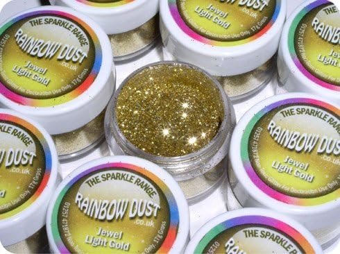 Sparkle Range Jewel Light Gold Non-Toxic Glitter
