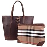 Jack&Chris New Vintage Cow Leather Handbag, Tote Bag, MC506