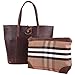 Jack&Chris New Vintage Cow Leather Handbag, Tote Bag, MC506