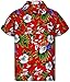 V.H.O. Funky Hawaiian Shirt Men Short-Sleeve Front-Pocket Christmas Designs