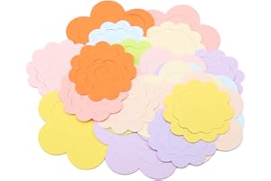 20PCS DIY Quilling Paper Blossom Paper Kit Rosette Flower Design Colorful Paper Quilling Kit (Color Random)