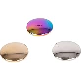 tickit Sensory Reflective Sound Buttons, Set of 3, Safe for All Ages | Mirrored Disks for Babies and Toddlers, Sensory Stacking Toy