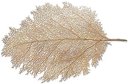 Zhichu Table Mats Table Decoration 2215 Inch Dining Table Leaf Placemats Simulation Coral Branch Placemat Washable PP